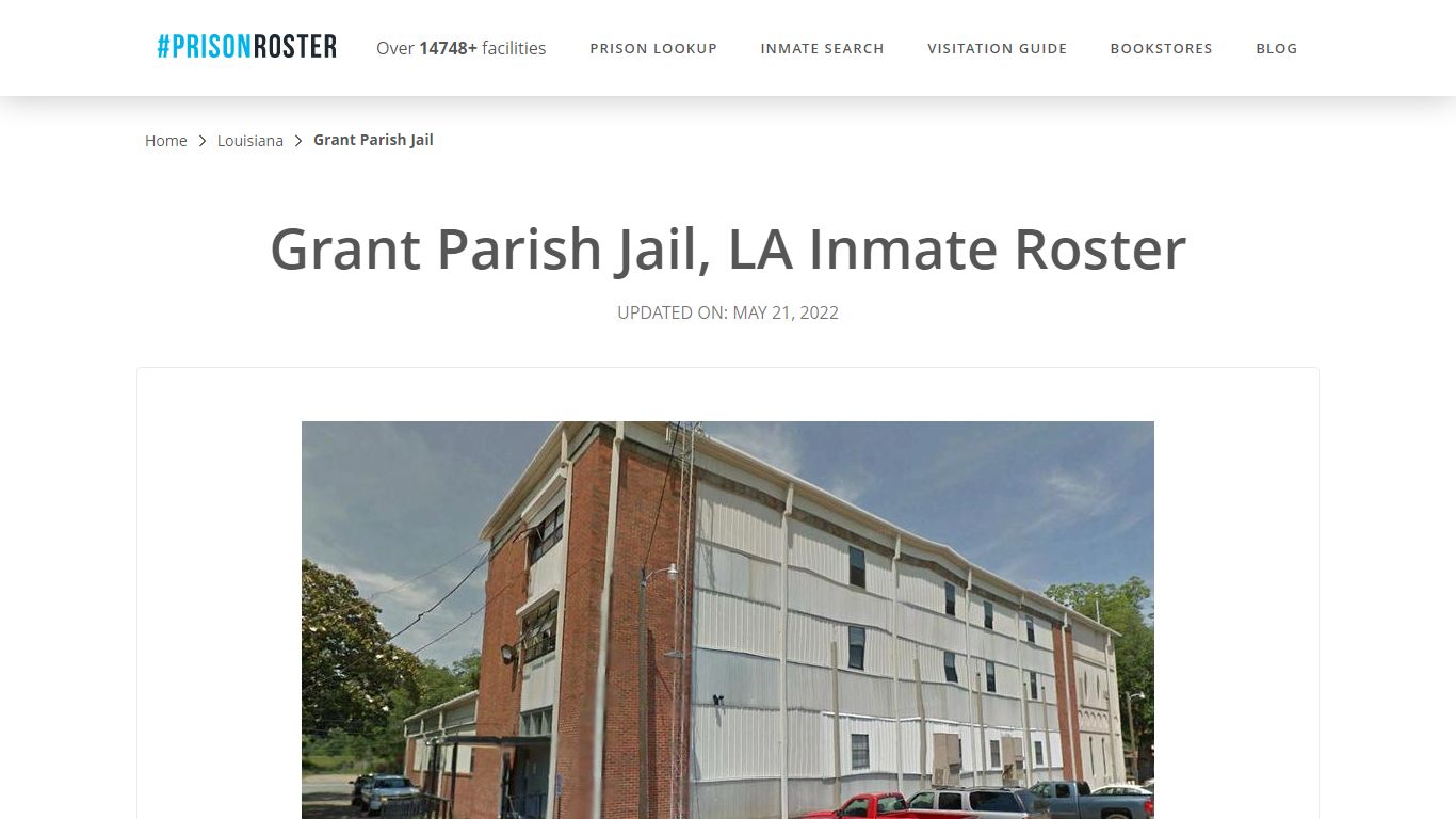Grant Parish Jail, LA Inmate Roster